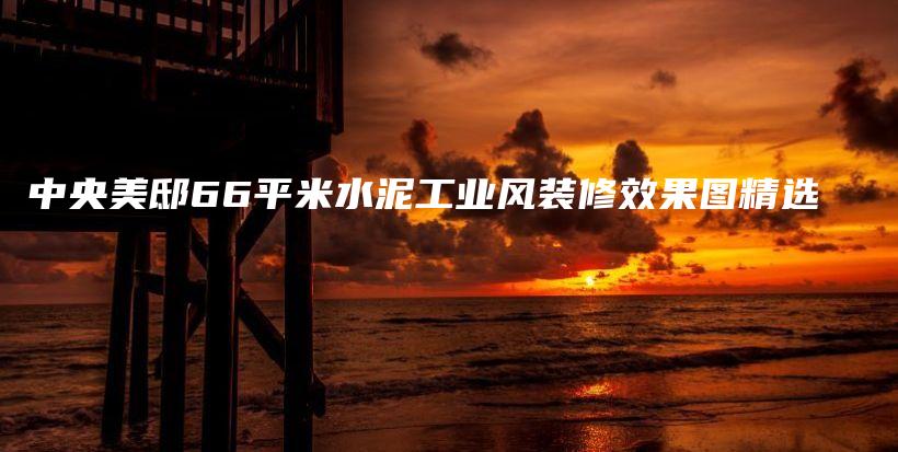 中央美邸66平米水泥工業(yè)風(fēng)裝修效果圖精選